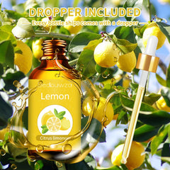 Lemon essential oil for candle making and aromatherapy