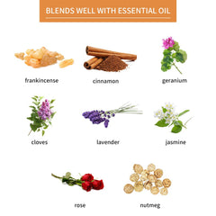 Aromatherapy blends featuring orange oil with other y oils