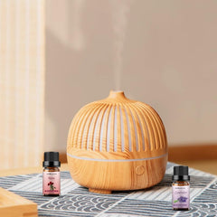 Diffuser releasing rose and lavender scent