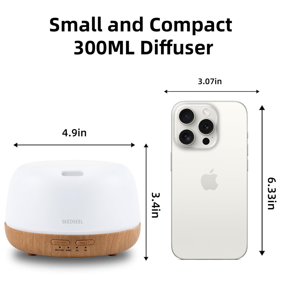SEEDSEEL 300ML Diffuser - remote control included