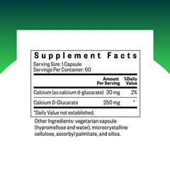 Calcium D-Glucarate capsules close-up