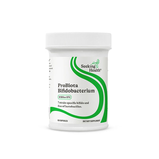 Bottle of Seeking Health ProBiota Bifidobacterium 60 capsules
