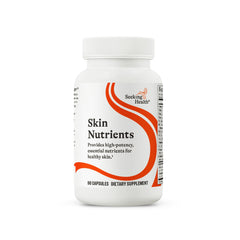 Sealing label of Seeking Health Skin Nutrients bottle, 90 capsules