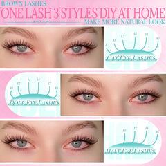 SeekLip ultra-thin band lashes for lightweight, comfortable wear.