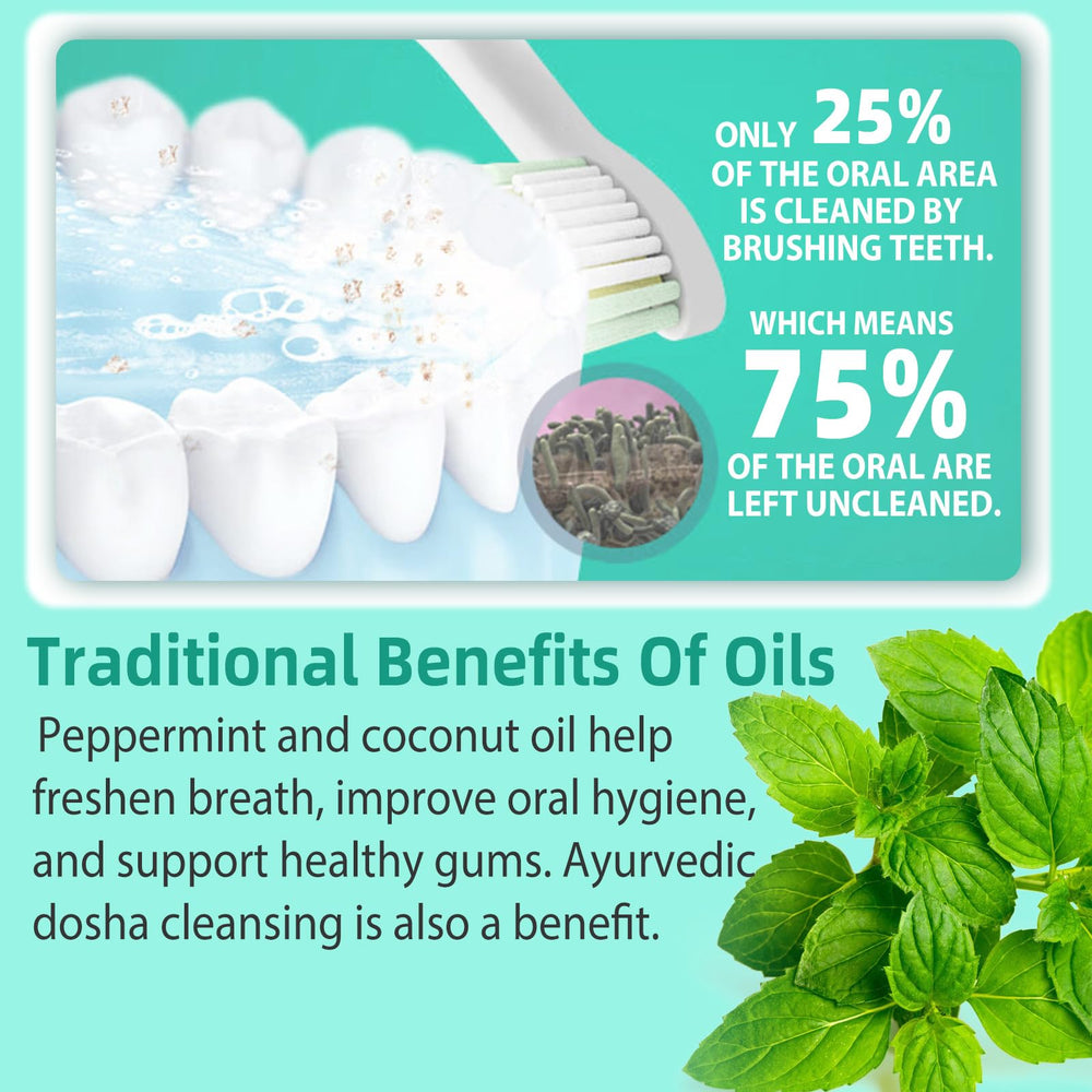 Tongue scraper included with Sefudun Coconut Pulling Oil packaging