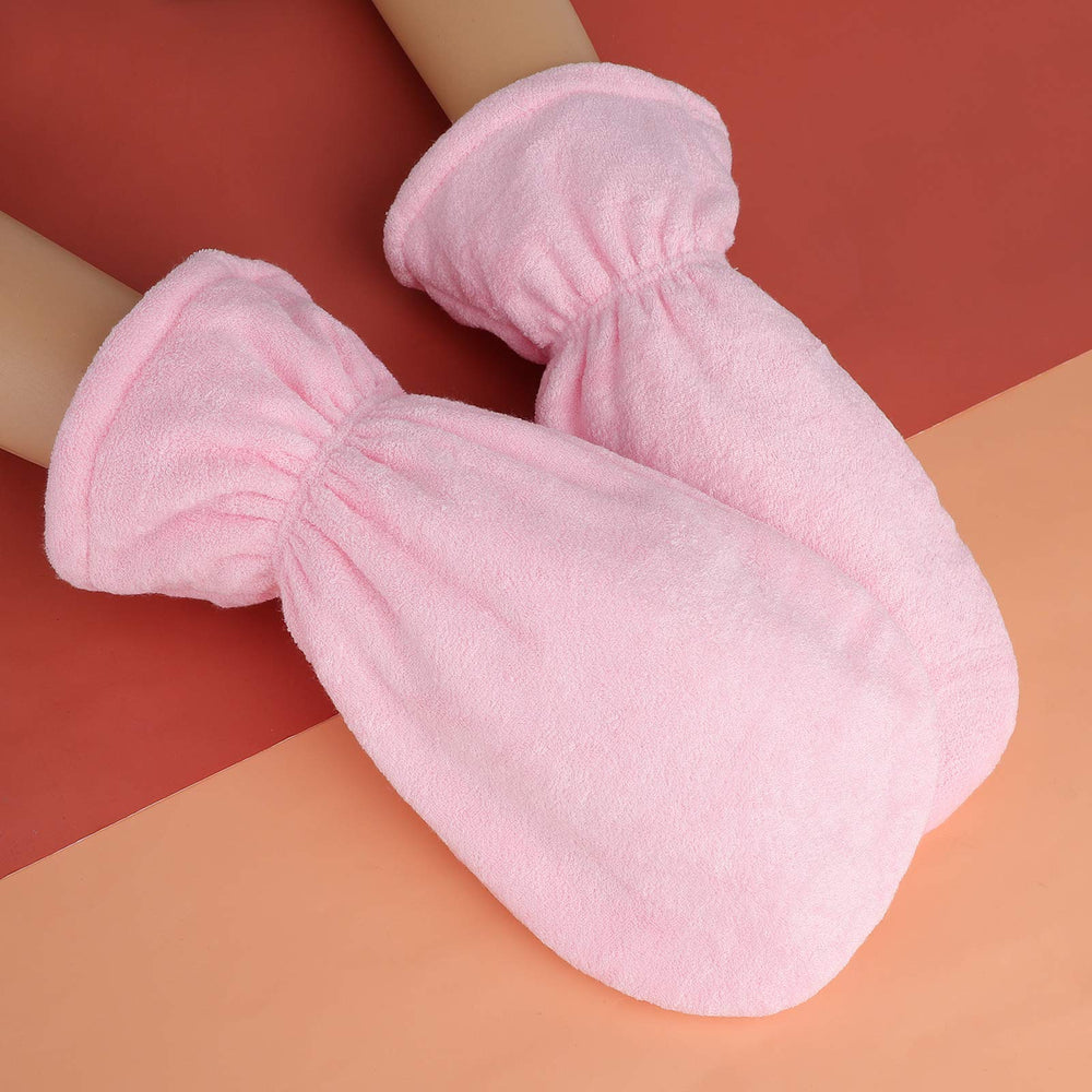 Segbeauty paraffin mitts in use during a warm wax treatment.