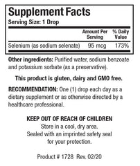 Graphic indicating thyroid support from selenium