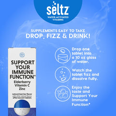 Seltz Berry Immune Support packaging branding