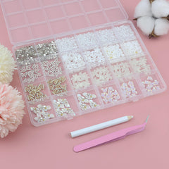 SEMATA Bedazzling Kit: silver rhinestones add sparkle to accessories.