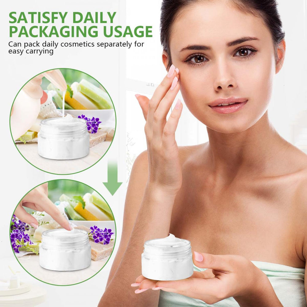 SenseYo airtight threaded-mouth jar with foam seal prevents leaks during trips.