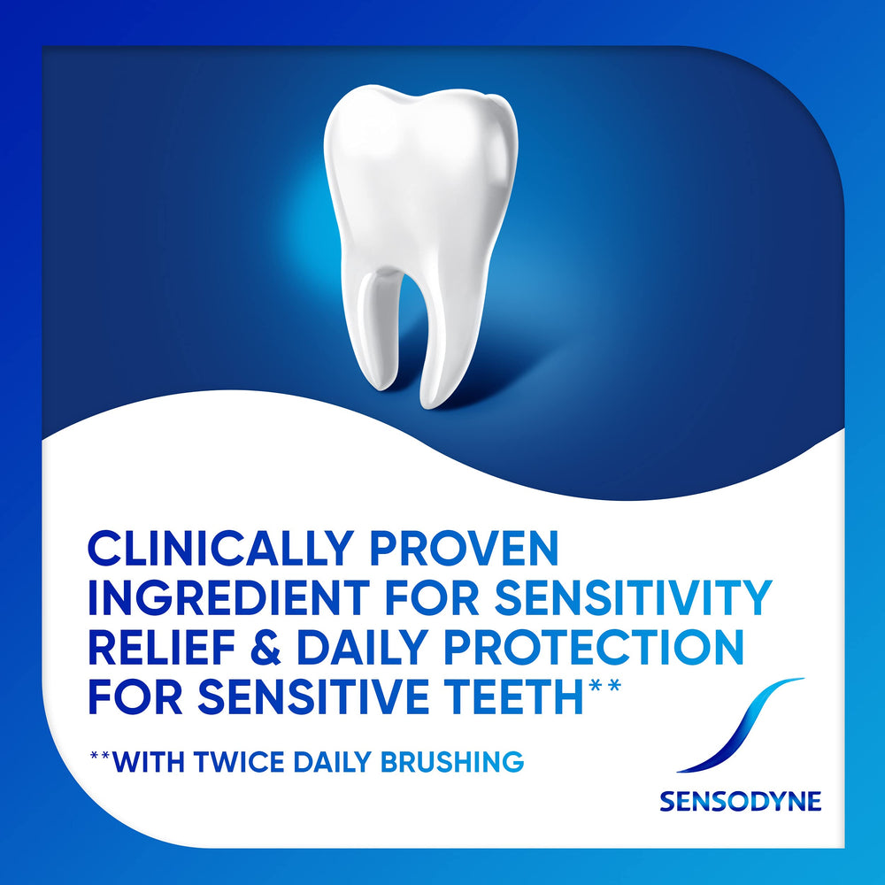 Sensitive teeth relief with Sensodyne Repair and Protect