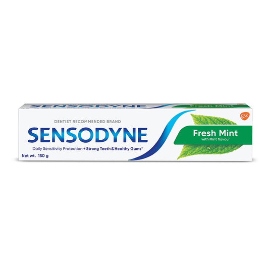 Sensodyne Sensitive Toothpaste Fresh Mint 150g - front view