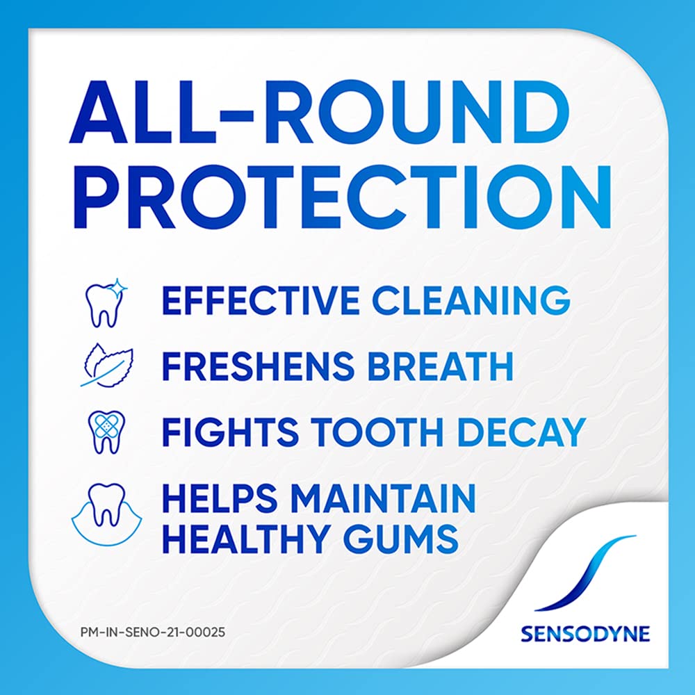 Sensodyne Sensitive Toothpaste Fresh Mint 150g - side view