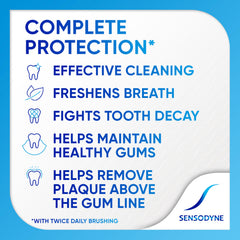 Packaging showing gingivitis protection and enamel strengthening with stannous fluoride