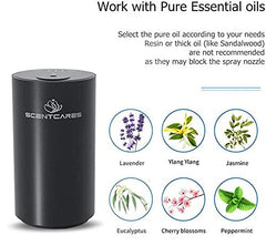 USB charging port on cordless diffuser