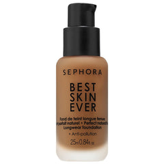 Sephora Best Skin Ever liquid foundation bottle with natural finish and long-lasting hydration.