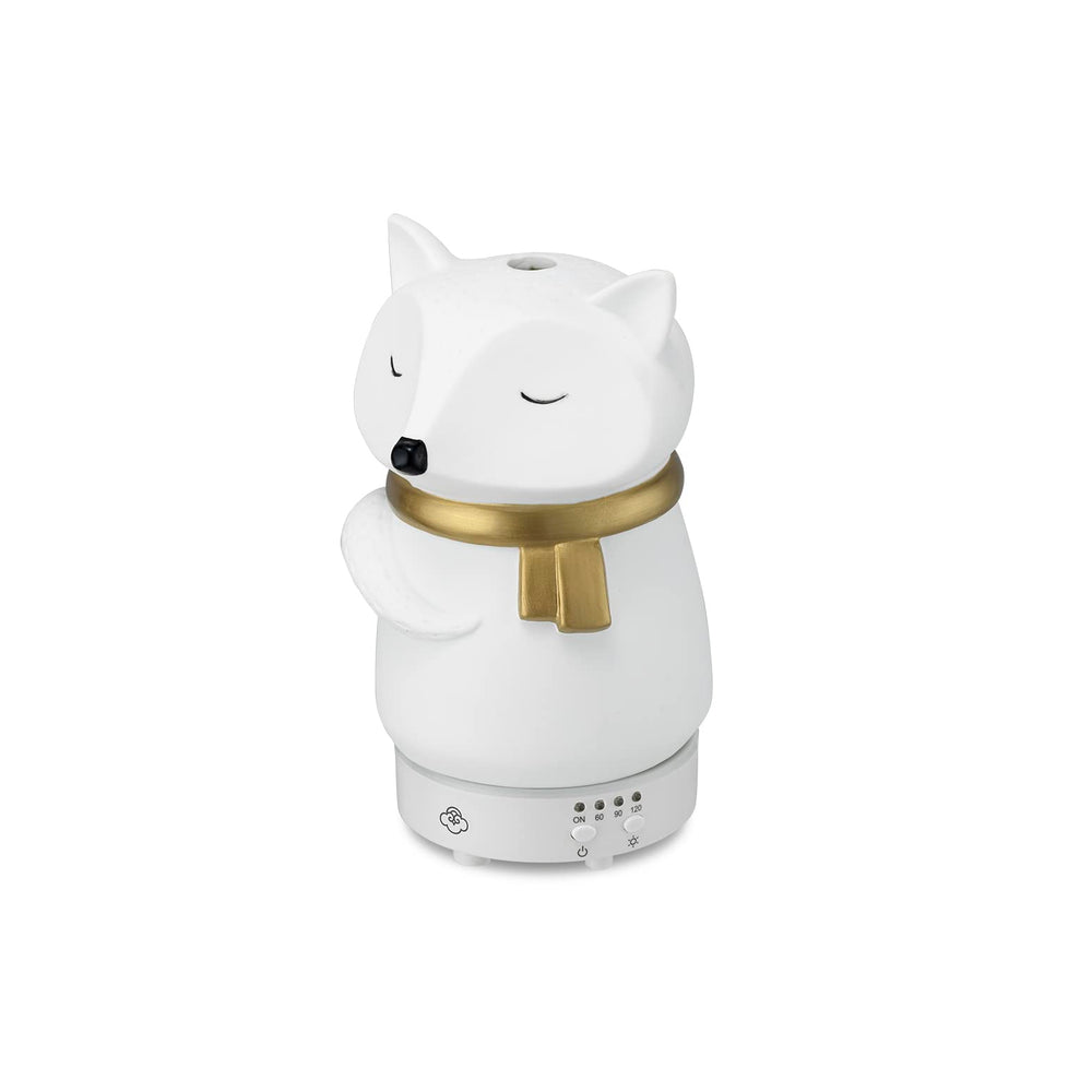 Serene House Snow Fox diffuser with 7-color LED glow for ambient mood lighting