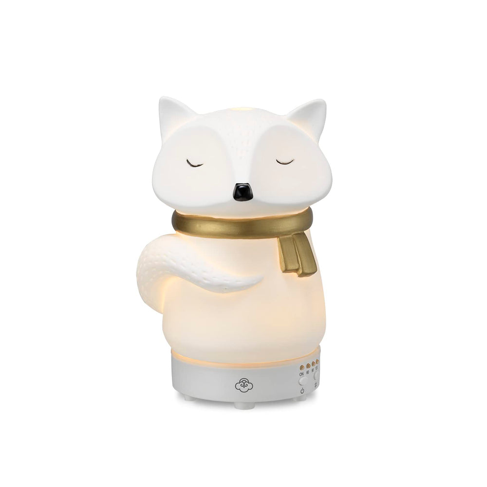 Serene House Snow Fox compact design fits on desks and shelves