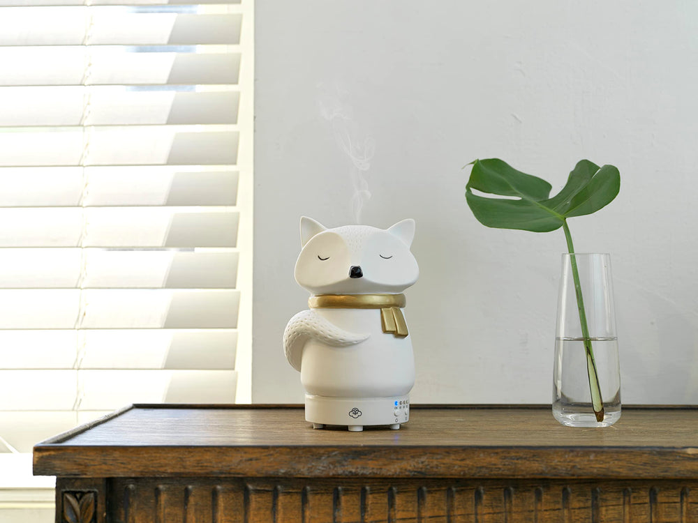 Serene House Snow Fox in a cozy room setup showing decor harmony