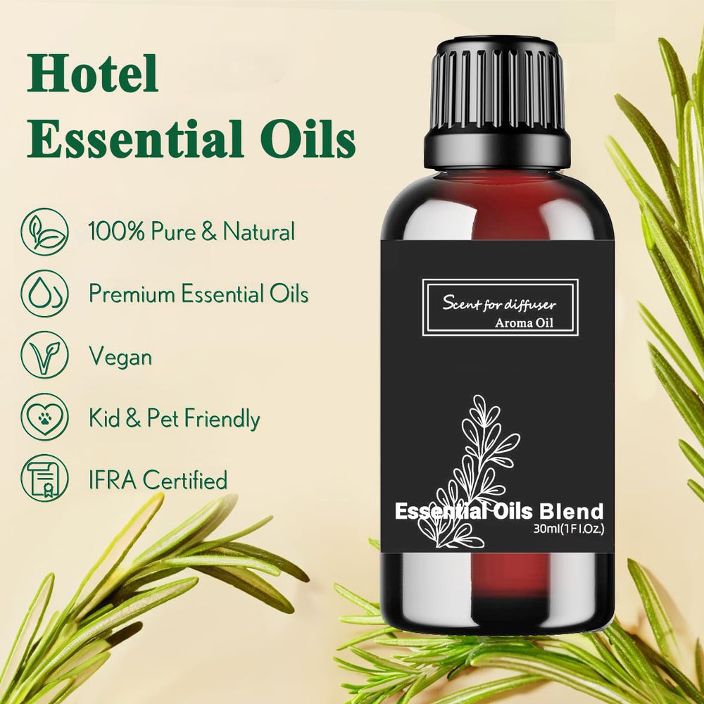 Luxurious home spa scene featuring Serenity Meadows diffuser oil