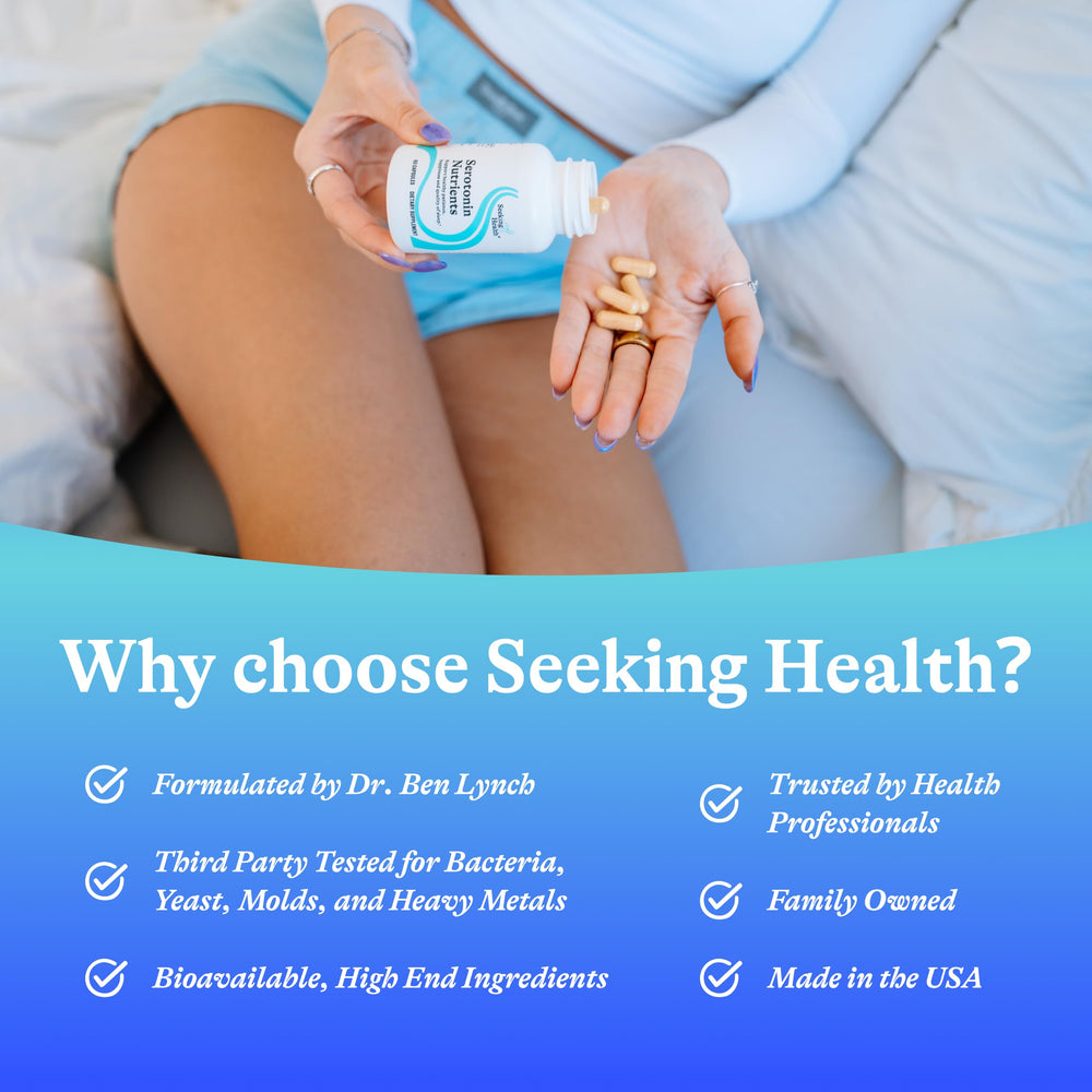 Lifestyle image showing peaceful sleep and mood support