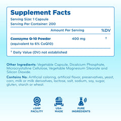 Packaging indicating 200 servings