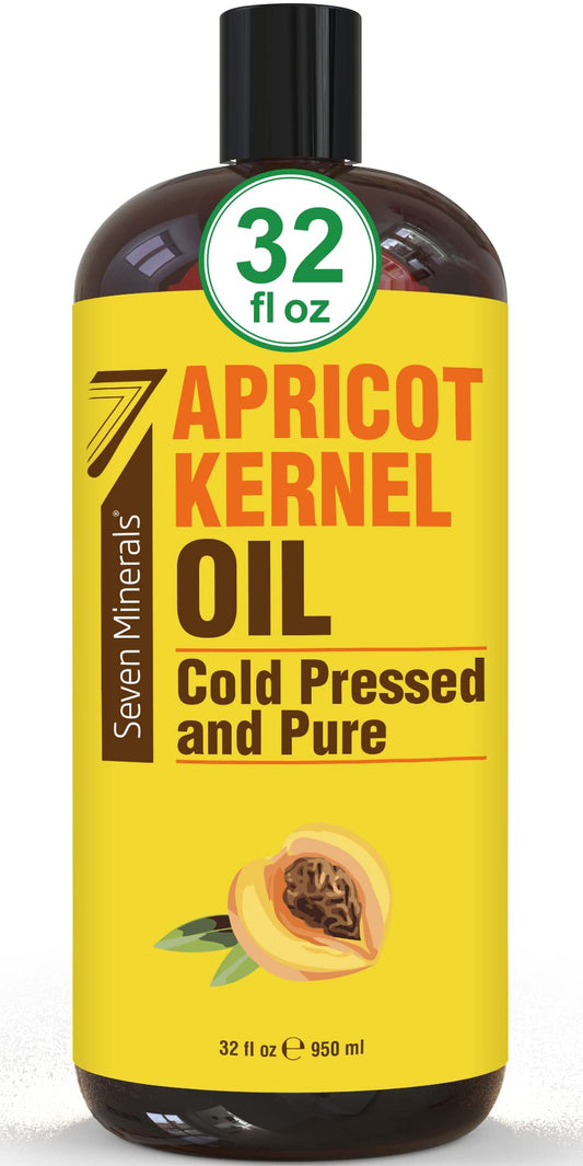 Seven Minerals Apricot Kernel Oil 32oz bottle – hero image