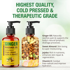 Close up of massage oil texture for smooth glide