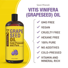 Illustration of cold-pressed grapeseed oil processing