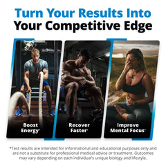 Test results severity legend (Red, Yellow, Green, Gray)