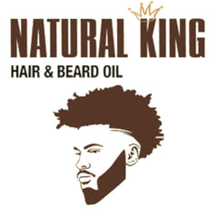 SFC Natural King Strengthen bottle shown with hair sample for vitality