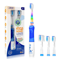SEAGO Kids Electric Toothbrush Blue – front view