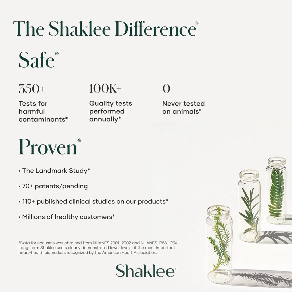 Shaklee Herb-Lax full product shot with clear label and suggested use.