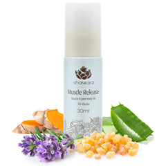 Shankara Body Massage Oil bottle with lavender and arnica, 30ml