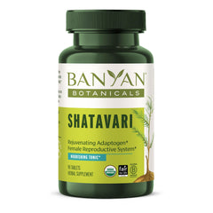Bottle of Banyan Botanicals Shatavari Tablets