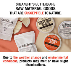 Sheanefit shea butter on the body for hydrated, silky skin