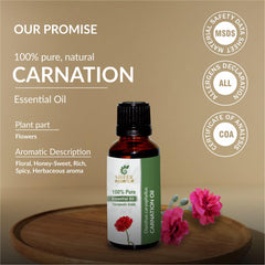 Sheer Essence Carnation Oil added to bath for a spa-like relaxation experience.