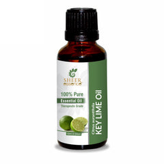 Sheer Essence Key Lime Oil bottle close-up for refreshing diffuser use