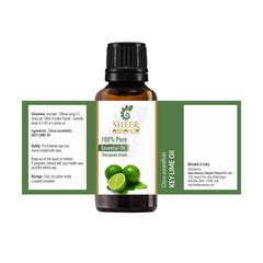 Sheer Essence Key Lime Oil in diffuser setup with citrus aroma enhancing mood