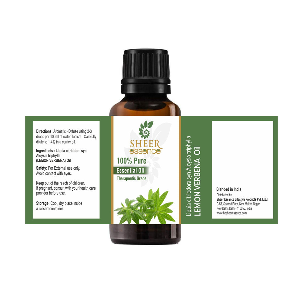 Sheer Essence Lemon Verbena Oil bath scene for relaxing soak.