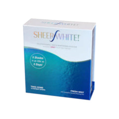 5 upper and 5 lower whitening strips laid out for use