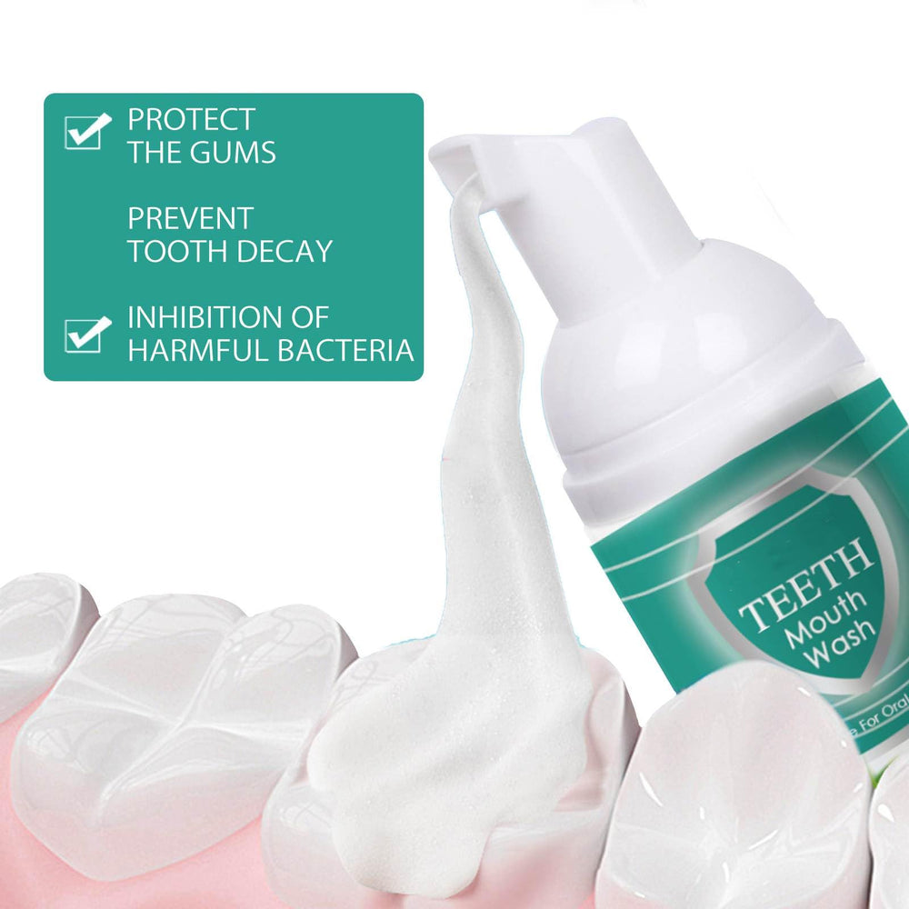 Mouthwash foam texture detail for Sheghy Teeth Total Care