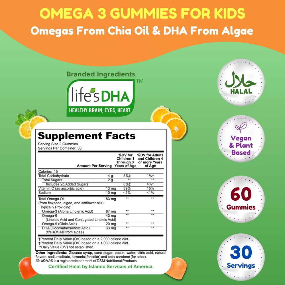 DHA from algae icon on packaging