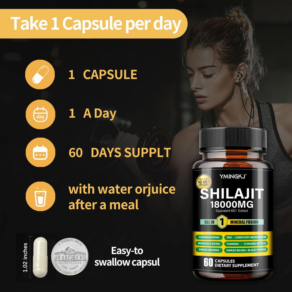 Himalayan-origin Shilajit capsules