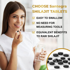 Fulvic acid and 85+ trace minerals infographic for Shilajit