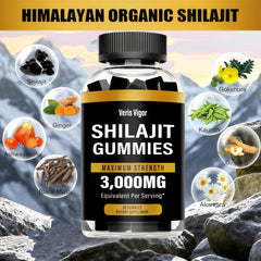 Ingredients panel with Ashwagandha, Gokshura and minerals