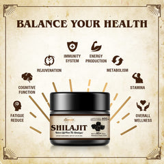 Shilajit resin dissolving in warm water