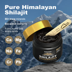 Gluten-free, GMO-free Shilajit resin without heavy metals