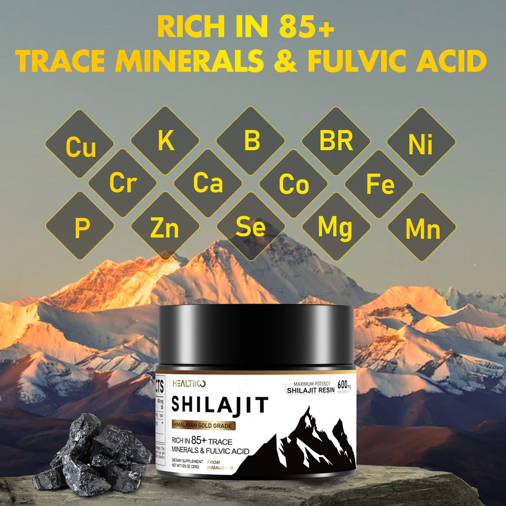 Shilajit resin packaging and details