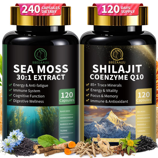 Hero image of Shilajit and Sea Moss bundle